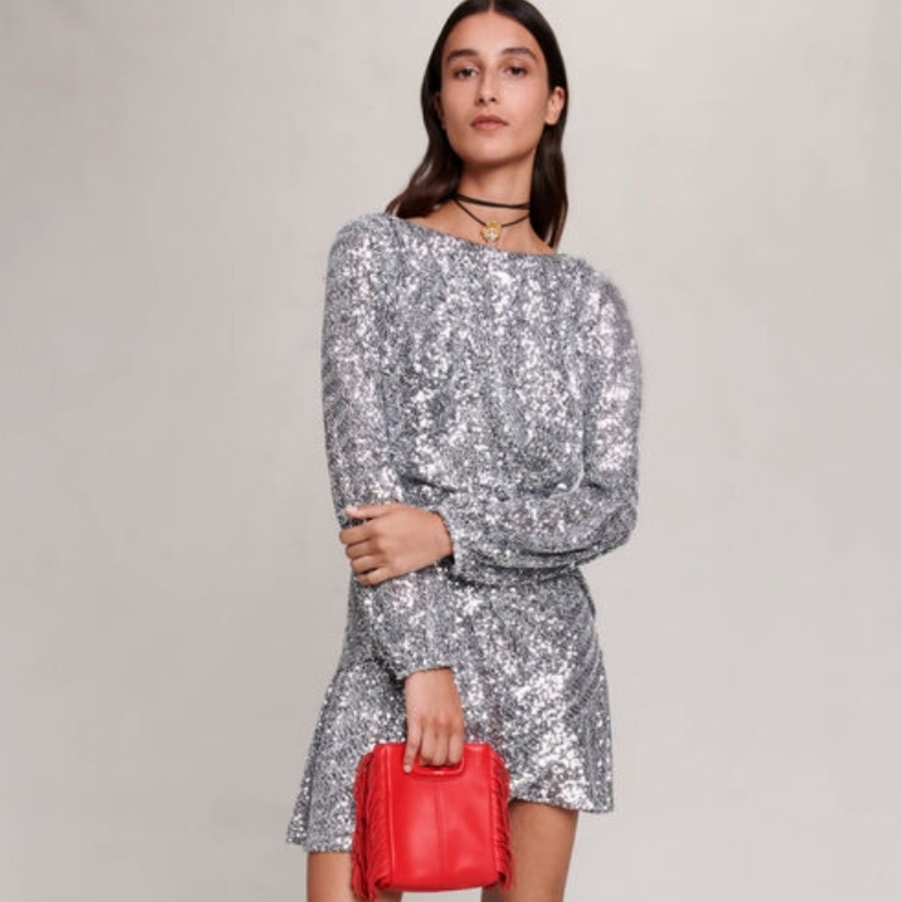 Maje Sequin dress